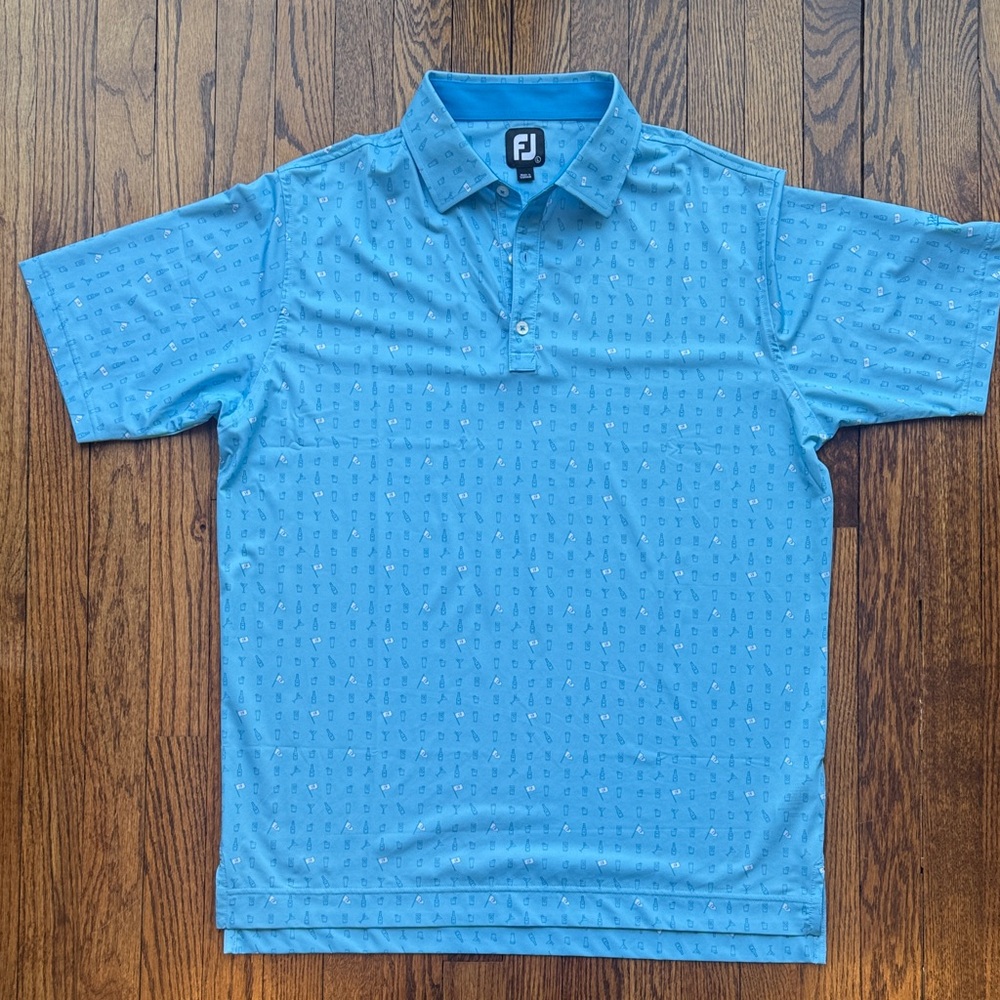 FJ Men's Blue Polo Shirt